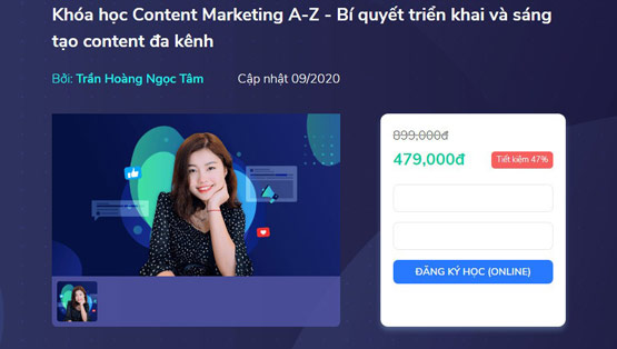 nội dung khóa học content marketing A Z bí quyết triển khai và sáng tạo content đa kênh của ktcity rất đa dạng và phong phú 