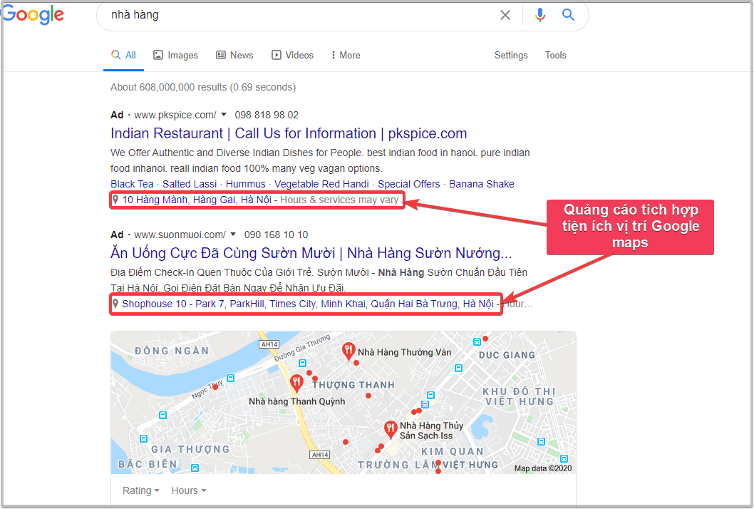 Chạy quảng cáo Google maps giúp doanh nghiệp dễ dàng leo lên vị trí top 1 Google maps