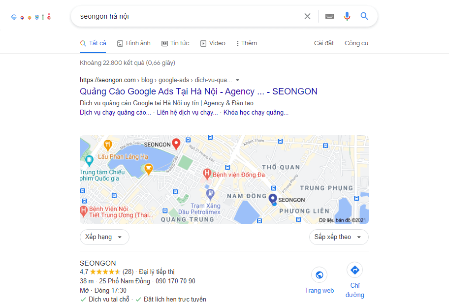 Có 3 loại hình cơ bản của quảng cáo trên Google maps