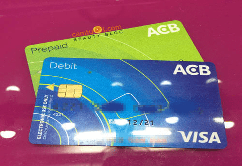 Sử dụng thẻ VISA ngân hàng ACB
